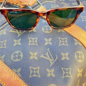 Lacoste Sunglasses NEW Model 987/S Color 240 Havana Size 53 Large Square Men's